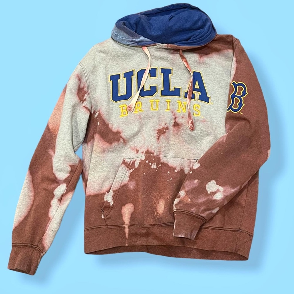 UCLA bruins hoodie sweatshirt distressed unisex